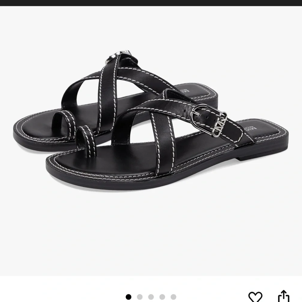 Michael Kors Women's Ashton Flat Thong Sandal size 7 - Picture 1 of 4